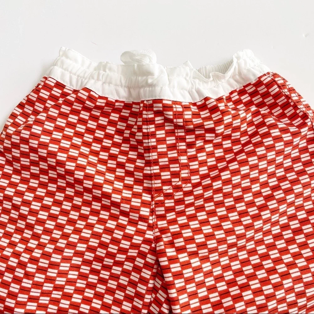 Tea Collection Patterned Mesh Lined Swim Trunks